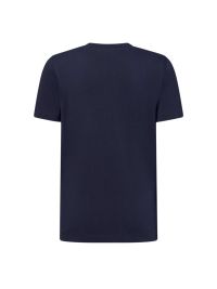 Kinder T-Shirt aus Bio-Baumwolle in Weiß mit Rundhalsausschnitt und Nackenlabel